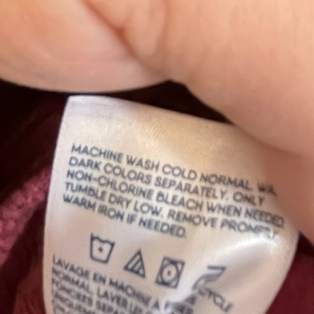 Lands End Women's 1X Long Sleeve Soft  Roll Tab Tunic Space Dye - Picture 6 of 6